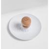 imageMartha Stewart Mini Palm Dish Brushes 4 Count  Ergonomic Beechwood Handle for Comfortable Cleaning