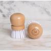 imageMartha Stewart Mini Palm Dish Brushes 4 Count  Ergonomic Beechwood Handle for Comfortable Cleaning