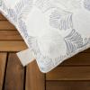 imageMartha Stewart Modern Banana Leaves Indoor Outdoor Decorative Lumbar Pillow 2Pack Set UV Fade Resistant Water Repellent Printed Tropical Design Warm Grey 11quotx18quotWarm Grey