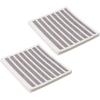 imageMartha Stewart Swedish Kitchen Absorbent Sponge Dish Cloths Stripes 8 CountGrey Stripes