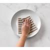 imageMartha Stewart Swedish Kitchen Absorbent Sponge Dish Cloths Stripes 8 CountGrey Stripes