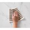 imageMartha Stewart Swedish Kitchen Absorbent Sponge Dish Cloths Stripes 8 CountGrey Stripes