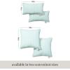 imageMartha Stewart Vineyard Vines Indoor Outdoor Decorative Lumbar Pillow 2Pack Set UV Fade Resistant Water Repellent Printed Garden Design Warm Grey 11quotx18quotAqua Blue
