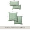 imageMartha Stewart Vineyard Vines Indoor Outdoor Decorative Lumbar Pillow 2Pack Set UV Fade Resistant Water Repellent Printed Garden Design Warm Grey 11quotx18quotGreen