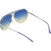 imageMartha Stewart Women Protective Metal Aviator Pilot SunglassesSilver  Blue