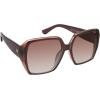 imageMartha Stewart Womens Ms123 Modern Uv400 Protective Square SunglassesTimeless Gifts for Her 58mmBrown