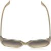 imageMartha Stewart Womens Ms123 Modern Uv400 Protective Square SunglassesTimeless Gifts for Her 58mmCrystal Milk
