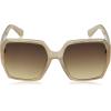 imageMartha Stewart Womens Ms123 Modern Uv400 Protective Square SunglassesTimeless Gifts for Her 58mmCrystal Milk