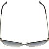 imageMartha Stewart Womens Ms142 Retro Metal Uv400 Protective Cat Eye SunglassesTimeless Gifts for Her 57mmBrown and Gold