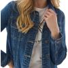 imageMartha Stewart Womens Utility Denim Canvas Chore Jacket  Trendy Barn ampamp Western Style Jean JacketVintage Wash