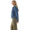 imageMartha Stewart Womens Utility Denim Canvas Chore Jacket  Trendy Barn ampamp Western Style Jean JacketVintage Wash
