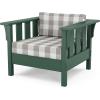 imageMartha Stewart by POLYWOOD Acadia 4Piece Deep Seating Set with Sofa in Green Buffalo Plaid Grey Mist