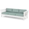 imageMartha Stewart by POLYWOOD Acadia 4Piece Deep Seating Set with Sofa in White Navy LinenWhite  Glacier Spa