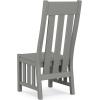 imageMartha Stewart by POLYWOOD Acadia Dining Side Chair in MahoganySlate Grey