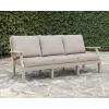 imageMartha Stewart by POLYWOOD Chinoiserie Deep Seating Sofa WhiteGlacier SpaSand  Ash Charcoal