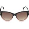 imageMartha Stewart womens Ms117 Glamorous Uv400 Protective Cat Eye Sunglasses  Timeless Gifts for Her 55mm Cat Eye SunglassesWine Fade