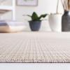 imageMartha Stewart x SAFAVIEH Outdoor Area Rug Collection  65quot Round Navy Weather Resistant ampamp Washable Ideal for Patio Backyard Mudroom Deck Dining Space MSR4490NBeige