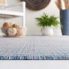 imageMartha Stewart x SAFAVIEH Outdoor Area Rug Collection  65quot Round Navy Weather Resistant ampamp Washable Ideal for Patio Backyard Mudroom Deck Dining Space MSR4490NNavy
