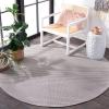imageMartha Stewart x SAFAVIEH Outdoor Area Rug Collection  65quot Round Navy Weather Resistant ampamp Washable Ideal for Patio Backyard Mudroom Deck Dining Space MSR4490NBeigeBlack