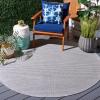 imageMartha Stewart x SAFAVIEH Outdoor Area Rug Collection  65quot Round Navy Weather Resistant ampamp Washable Ideal for Patio Backyard Mudroom Deck Dining Space MSR4490NNavy