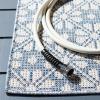 imageMartha Stewart x SAFAVIEH Outdoor Area Rug Collection  8 x 10 Blue ampamp Beige Weather Resistant ampamp Washable Ideal for Patio Backyard Mudroom Deck Dining Space MSR4491MNavyIvory