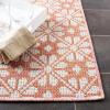 imageMartha Stewart x SAFAVIEH Outdoor Area Rug Collection  8 x 10 Terracotta Weather Resistant ampamp Washable Ideal for Patio Backyard Mudroom Deck Dining Space MSR4491S