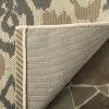 imageMartha Stewart x SAFAVIEH Outdoor Area Rug Collection  8 x 112quot Beige ampamp Anthracite Weather Resistant ampamp Washable Ideal for Patio Backyard Mudroom Deck Dining Space MSR411423612BeigeAnthracite