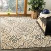 imageMartha Stewart x SAFAVIEH Outdoor Area Rug Collection  8 x 112quot Beige ampamp Anthracite Weather Resistant ampamp Washable Ideal for Patio Backyard Mudroom Deck Dining Space MSR411423612BeigeAnthracite