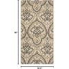 imageMartha Stewart x SAFAVIEH Outdoor Area Rug Collection  8 x 112quot Beige ampamp Anthracite Weather Resistant ampamp Washable Ideal for Patio Backyard Mudroom Deck Dining Space MSR411423612BeigeAnthracite