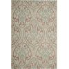 imageMartha Stewart x SAFAVIEH Outdoor Area Rug Collection  8 x 112quot Beige ampamp Anthracite Weather Resistant ampamp Washable Ideal for Patio Backyard Mudroom Deck Dining Space MSR411423612BeigeAqua