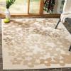 imageMartha Stewart x SAFAVIEH Outdoor Area Rug Collection  8 x 112quot Beige ampamp Brown Weather Resistant ampamp Washable Ideal for Patio Backyard Mudroom Deck Dining Space MSR4246232BeigeBrown