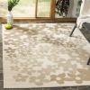 imageMartha Stewart x SAFAVIEH Outdoor Area Rug Collection  8 x 112quot Beige ampamp Brown Weather Resistant ampamp Washable Ideal for Patio Backyard Mudroom Deck Dining Space MSR4246232BeigeBrown