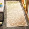imageMartha Stewart x SAFAVIEH Outdoor Area Rug Collection  8 x 112quot Beige ampamp Brown Weather Resistant ampamp Washable Ideal for Patio Backyard Mudroom Deck Dining Space MSR4246232BeigeBrown