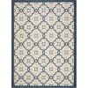 imageMartha Stewart x SAFAVIEH Outdoor Area Rug Collection  8 x 112quot Beige ampamp Sweet Pea Weather Resistant ampamp Washable Ideal for Patio Backyard Mudroom Deck Dining Space MSR4262Azurite