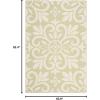 imageMartha Stewart x SAFAVIEH Outdoor Area Rug Collection  8 x 112quot Cinnamon Stick Weather Resistant ampamp Washable Ideal for Patio Backyard Mudroom Deck Dining Space MSR4229231Beach Grass