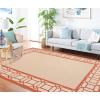 imageMartha Stewart x SAFAVIEH Outdoor Area Rug Collection  8 x 112quot Cinnamon Stick Weather Resistant ampamp Washable Ideal for Patio Backyard Mudroom Deck Dining Space MSR4266231A11