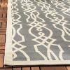 imageMartha Stewart x SAFAVIEH Outdoor Area Rug Collection  8 x 112quot Hickory Weather Resistant ampamp Washable Ideal for Patio Backyard Mudroom Deck Dining Space MSR4220030Cement