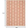 imageMartha Stewart x SAFAVIEH Outdoor Area Rug Collection  8 x 112quot Hickory Weather Resistant ampamp Washable Ideal for Patio Backyard Mudroom Deck Dining Space MSR4220030Cinnamon Stick