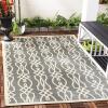 imageMartha Stewart x SAFAVIEH Outdoor Area Rug Collection  8 x 112quot Hickory Weather Resistant ampamp Washable Ideal for Patio Backyard Mudroom Deck Dining Space MSR4220030Cement