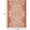 imageMartha Stewart x SAFAVIEH Outdoor Area Rug Collection  8 x 112quot Hickory Weather Resistant ampamp Washable Ideal for Patio Backyard Mudroom Deck Dining Space MSR4256236Cinnamon Stick