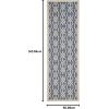 imageMartha Stewart x SAFAVIEH Outdoor Area Rug Collection  8 x 112quot Hickory Weather Resistant ampamp Washable Ideal for Patio Backyard Mudroom Deck Dining Space MSR4220030Azurite