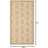 imageMartha Stewart x SAFAVIEH Outdoor Area Rug Collection  8 x 112quot Hickory Weather Resistant ampamp Washable Ideal for Patio Backyard Mudroom Deck Dining Space MSR4220030Hickory