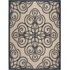 imageMartha Stewart x SAFAVIEH Outdoor Area Rug Collection  8 x 112quot Lily Pad Weather Resistant ampamp Washable Ideal for Patio Backyard Mudroom Deck Dining Space MSR4244228Mariner
