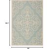 imageMartha Stewart x SAFAVIEH Outdoor Area Rug Collection  8 x 112quot Lily Pad Weather Resistant ampamp Washable Ideal for Patio Backyard Mudroom Deck Dining Space MSR4244228Sunken Pool