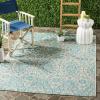 imageMartha Stewart x SAFAVIEH Outdoor Area Rug Collection  8 x 112quot Natural ampamp Beige Weather Resistant ampamp Washable Ideal for Patio Backyard Mudroom Deck Dining Space MSR411539321GreyAqua