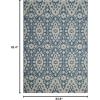 imageMartha Stewart x SAFAVIEH Outdoor Area Rug Collection  8 x 112quot Natural ampamp Beige Weather Resistant ampamp Washable Ideal for Patio Backyard Mudroom Deck Dining Space MSR411539321GreyNavy