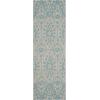 imageMartha Stewart x SAFAVIEH Outdoor Area Rug Collection  8 x 112quot Natural ampamp Beige Weather Resistant ampamp Washable Ideal for Patio Backyard Mudroom Deck Dining Space MSR411539321GreyAqua