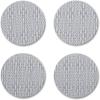 imageMartha by Martha Stewart  Chilewich Boxwood Coasters in Sea  Set of 4  StainResistant Woven Textile with Recycled Felt Backing  5quot RoundSea