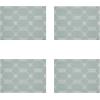 imageMartha by Martha Stewart  Chilewich Coverlet Placemats in Wheat  Set of 4  Easy Care Woven Tabletop Textiles  IndoorOutdoor  185quot x 135quot RectangleAbalone