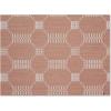 imageMartha by Martha Stewart  Chilewich Coverlet Placemats in Wheat  Set of 4  Easy Care Woven Tabletop Textiles  IndoorOutdoor  185quot x 135quot RectangleBurnt Coral